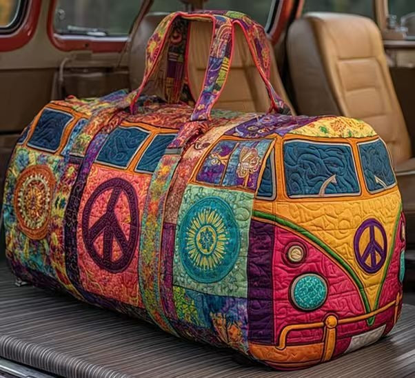 Mandala, bolsa de viaje furgoneta patchwork bohemio