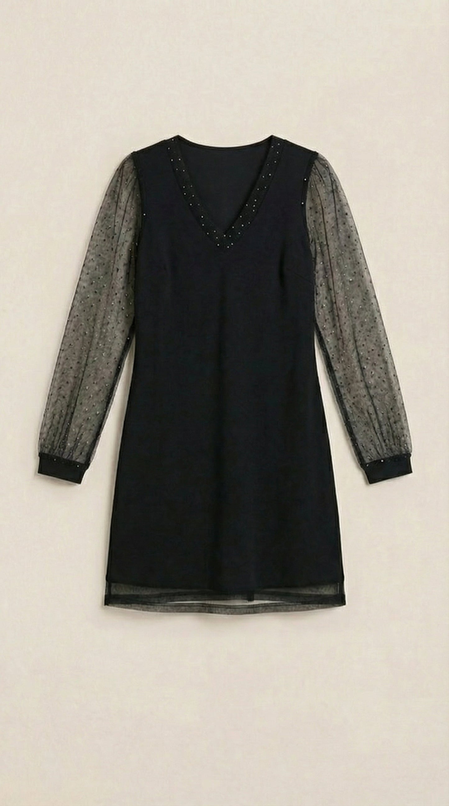 Vestido Corto Margarita con Mangas