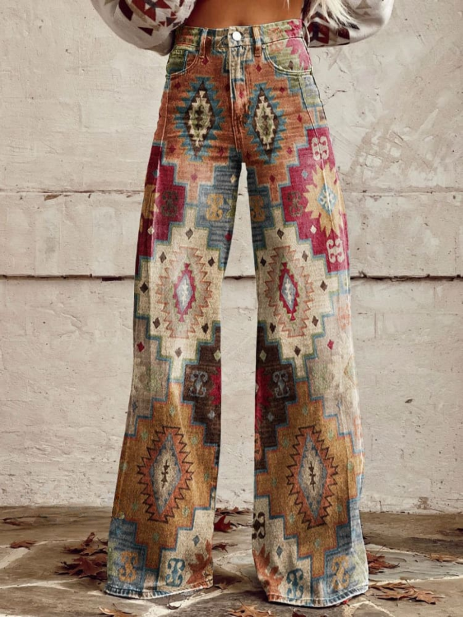 Itziar | Pantalones Elegantes de Estilo Retro