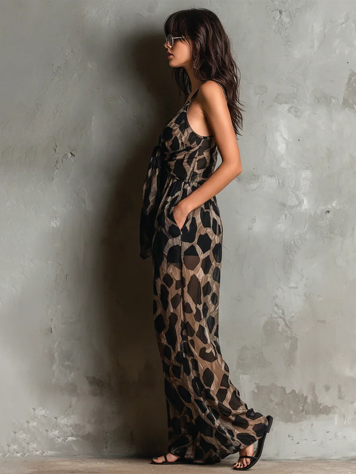 Claudia | Mono estampado de leopardo