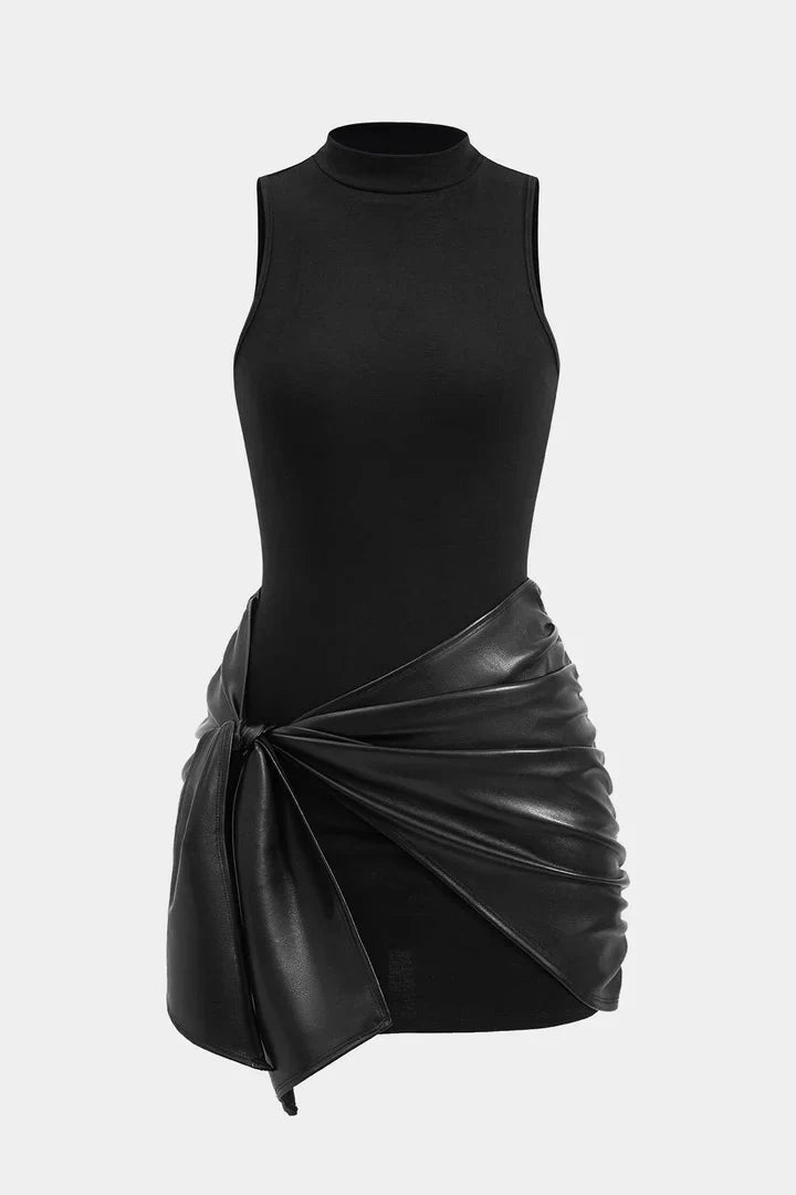 Marina | Minivestido sin Mangas con Lazo