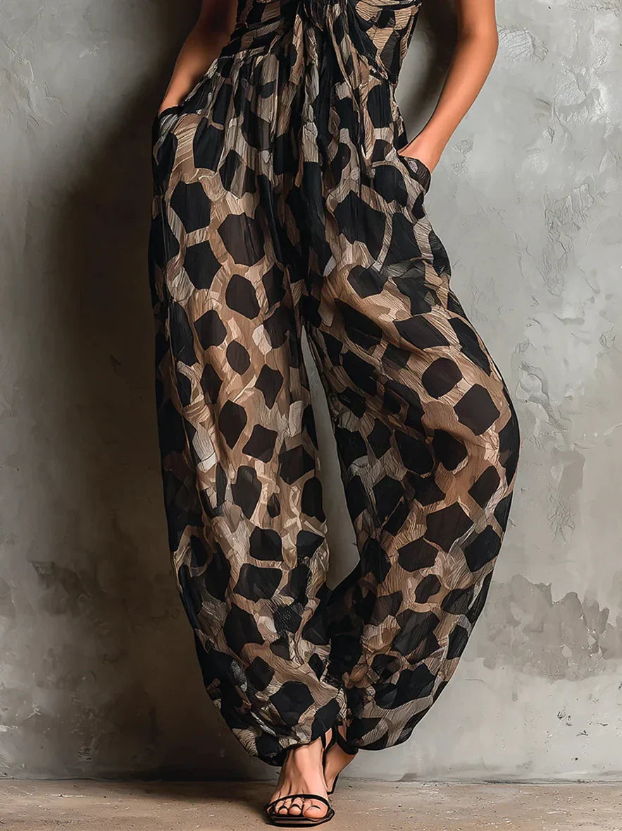 Claudia | Mono estampado de leopardo