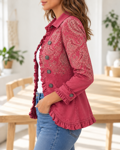 Anouk · Chaqueta paisley rosa