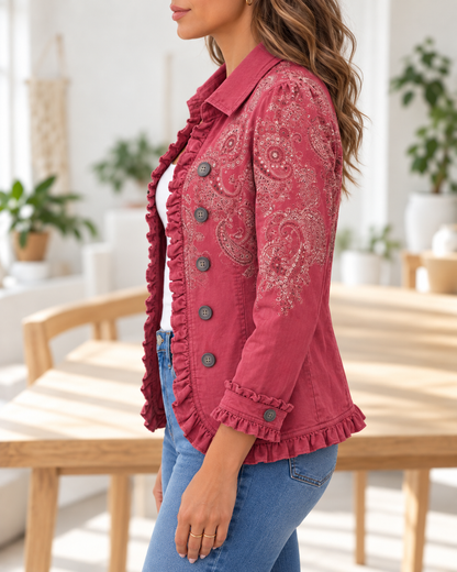 Anouk · Chaqueta paisley rosa