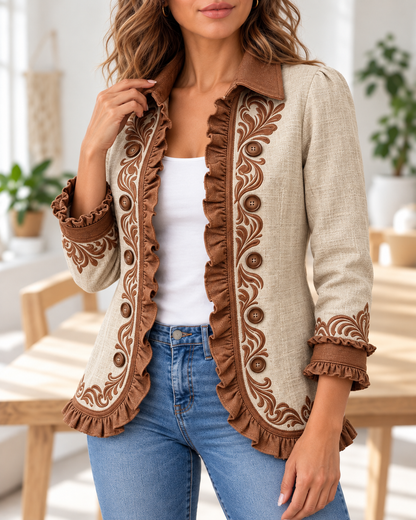 Dawncroft · Chaqueta bordado vintage