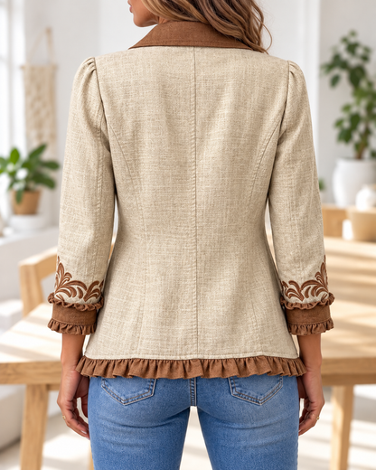 Dawncroft · Chaqueta bordado vintage