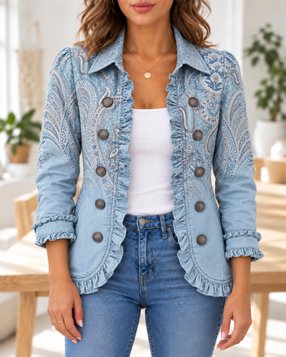 Estrella · Chaqueta cachemira azul cielo