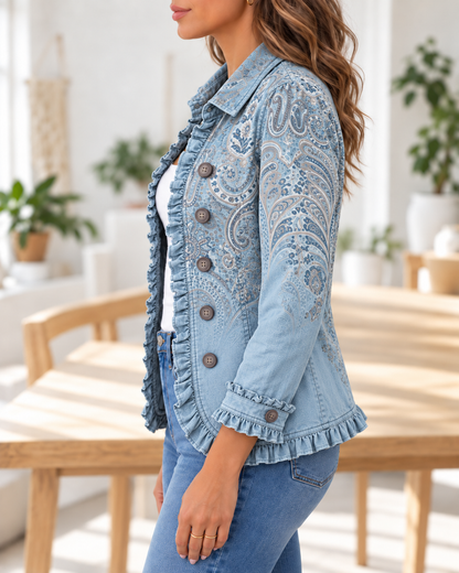 Estrella · Chaqueta cachemira azul cielo