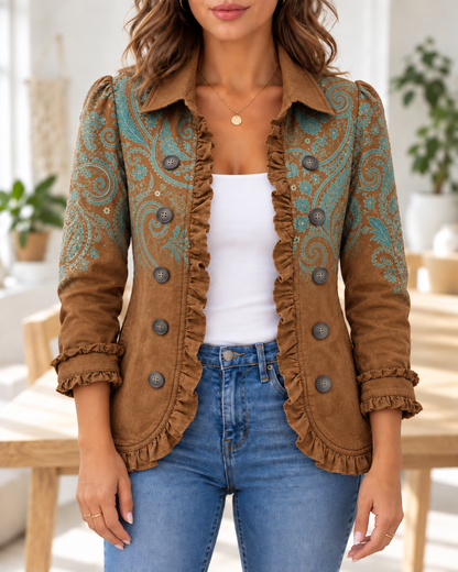 Goldenridge · Chaqueta cachemira caramelo