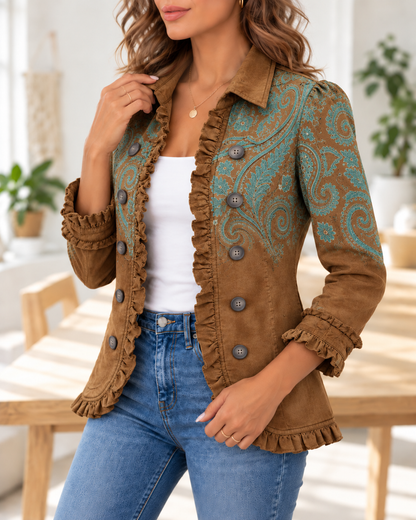 Goldenridge · Chaqueta cachemira caramelo