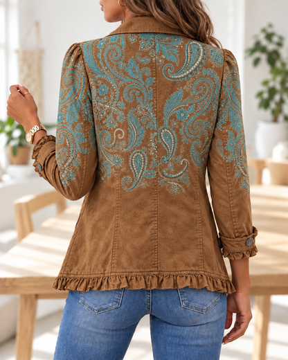 Goldenridge · Chaqueta cachemira caramelo