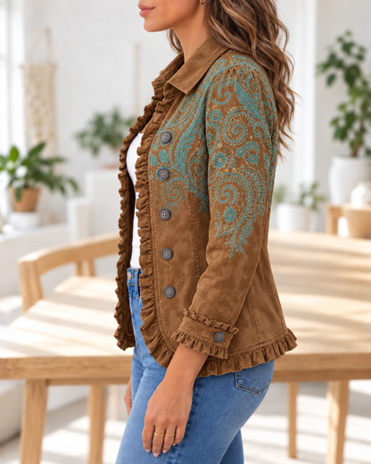 Goldenridge · Chaqueta cachemira caramelo