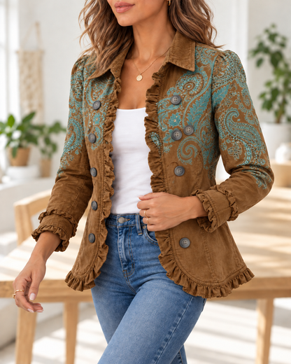 Goldenridge · Chaqueta cachemira caramelo