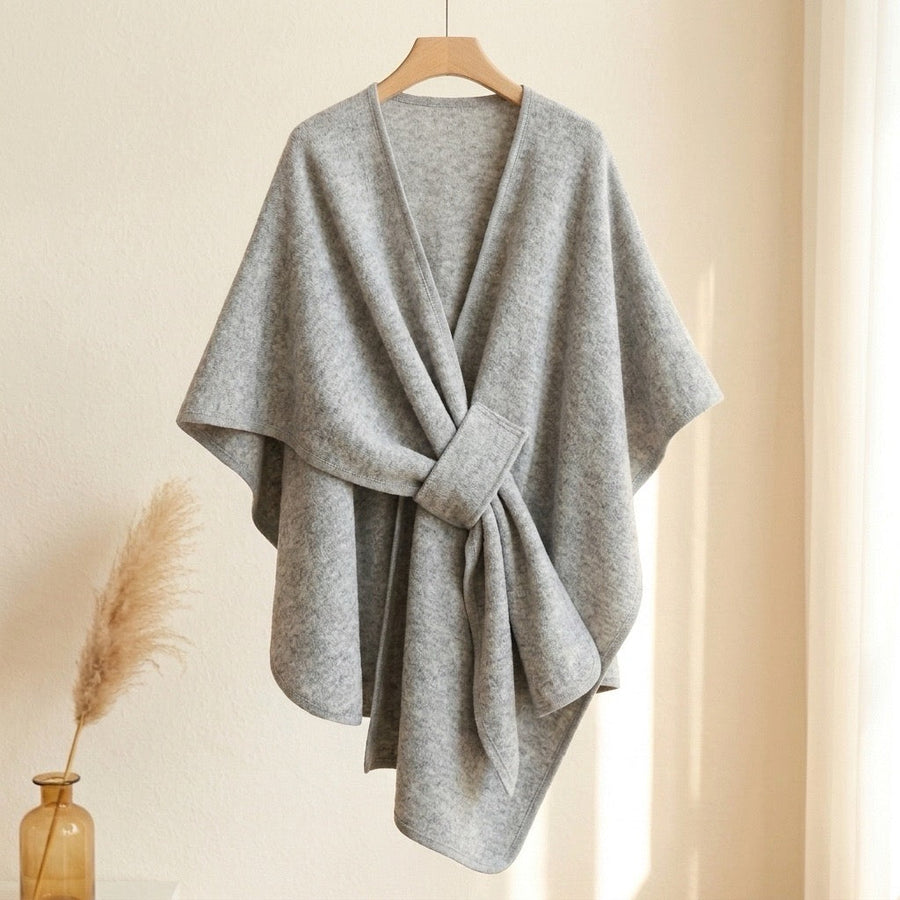 Elara | Poncho Largo Bufanda