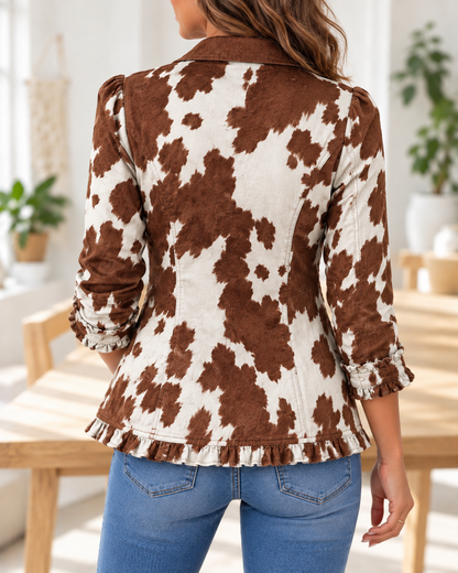 Holliday · Chaqueta estampado vaca