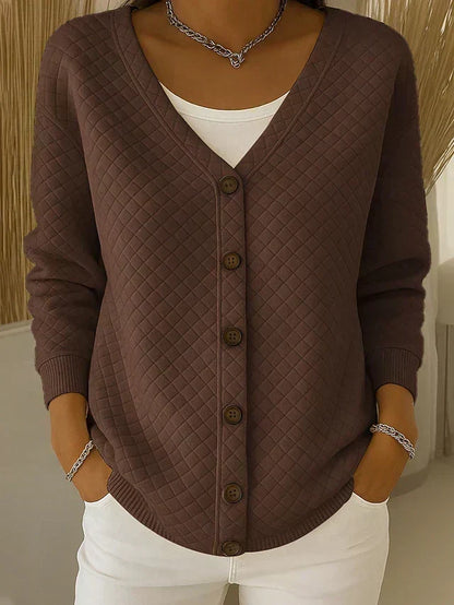 Eleonora | Cárdigan Acolchado con Botones