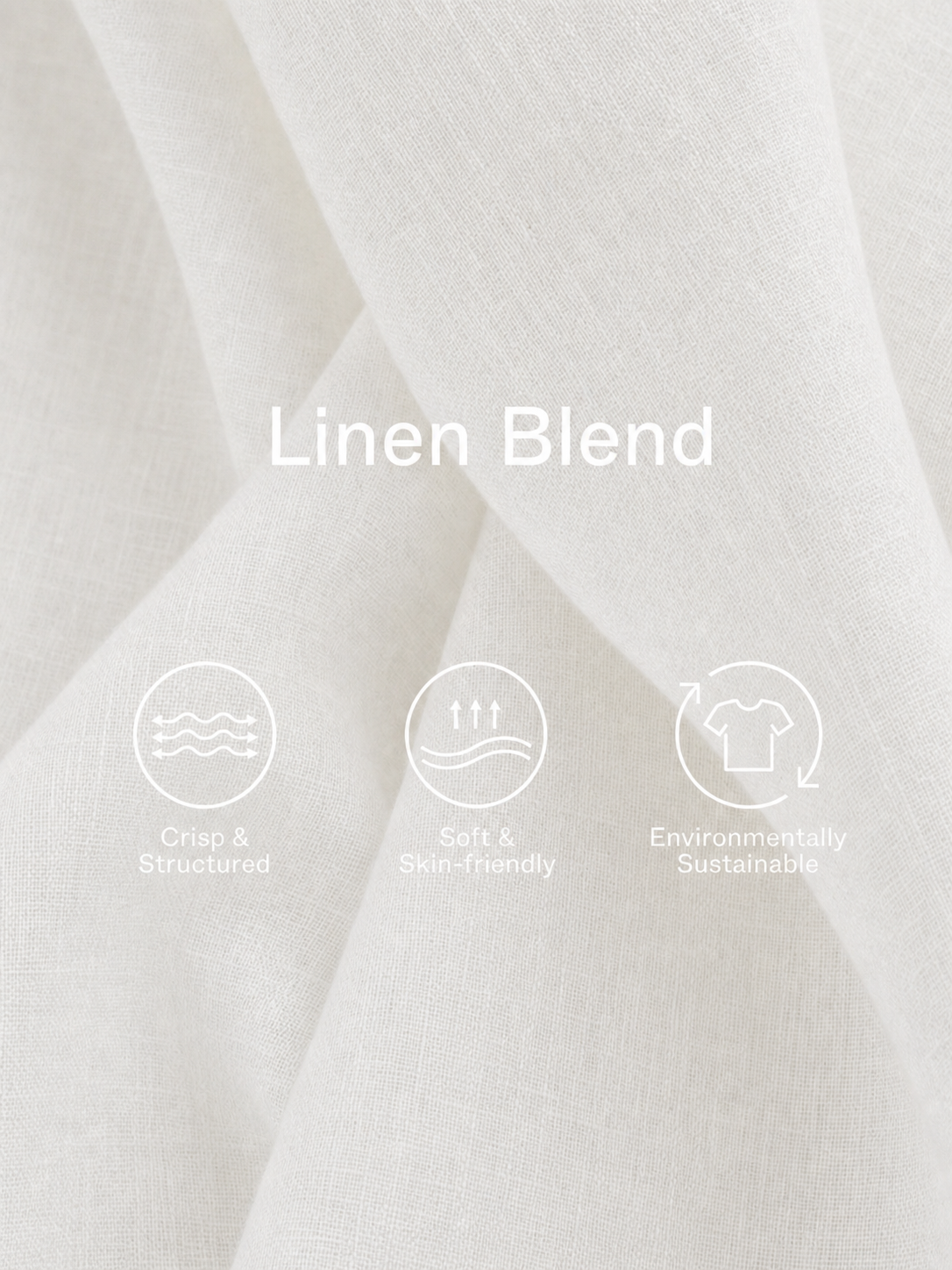 Women's Minimalist Linen-Blend Stand-Collar Single-Breasted Long-Sleeve Shirt And Shorts Set MDZ0592F0WY
