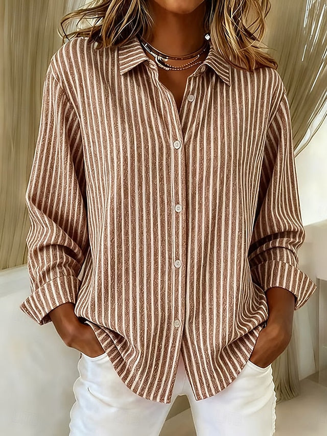 Ginevra | Camisa de Rayas con Botones