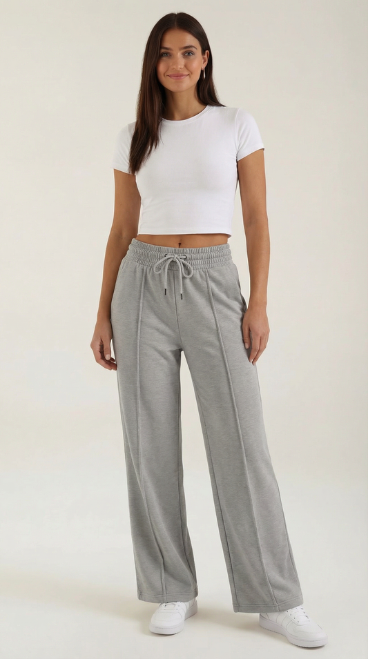 Virginia Pantalones de Chándal de Pierna Ancha
